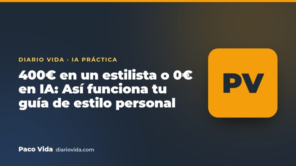 400€ en un estilista o 0€ en IA: Así funciona tu guía de estilo personal