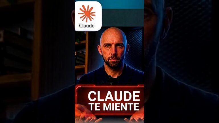 Ver el vídeo: Claude te miente. 4 palabras lo arreglan | Pildora 17