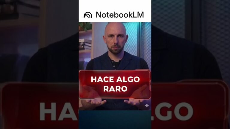 Ver el vídeo: NotebookLM hizo algo que no le pedí | La Píldora 9