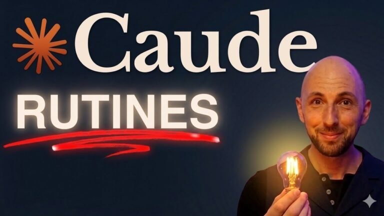 Ver el vídeo: Claude Routines: automatizaciones en la nube sin pagar servidor